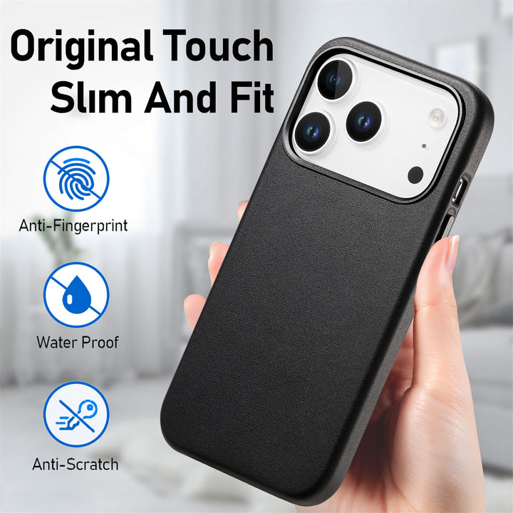 Official Magnetic Leather iPhone Case – Strong MagSafe Protection