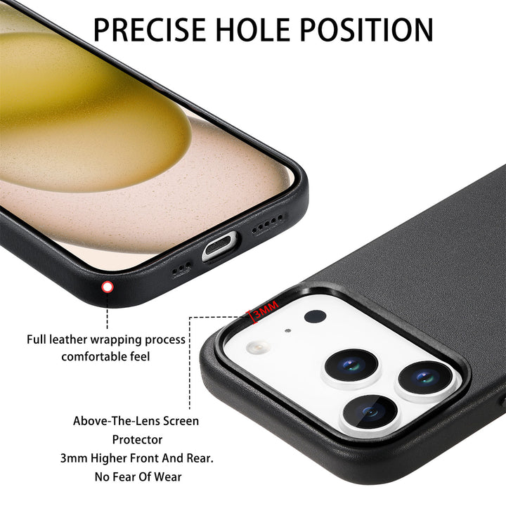 Official Magnetic Leather iPhone Case – Strong MagSafe Protection